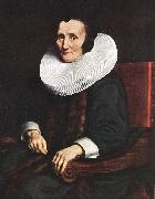 MAES, Nicolaes Portrait of Margaretha de Geer, Wife of Jacob Trip oil
